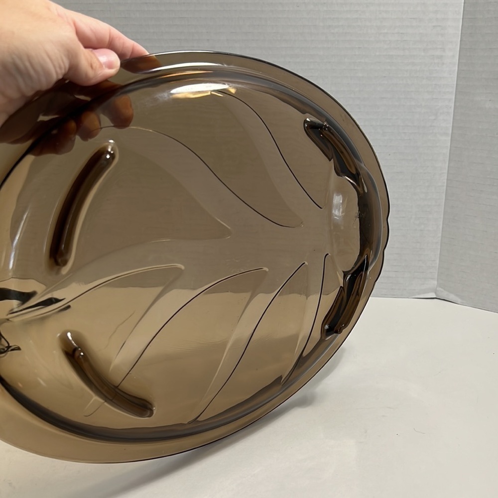 PYREX Brown “Tree of life” serving platter # 815 - Picture 11 of 13